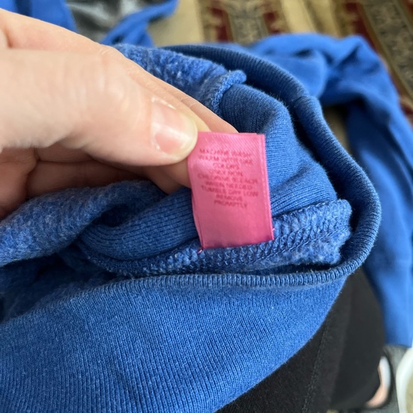 Victorias Secret Pink blue hooded sweatshirt - Picture 5 of 12